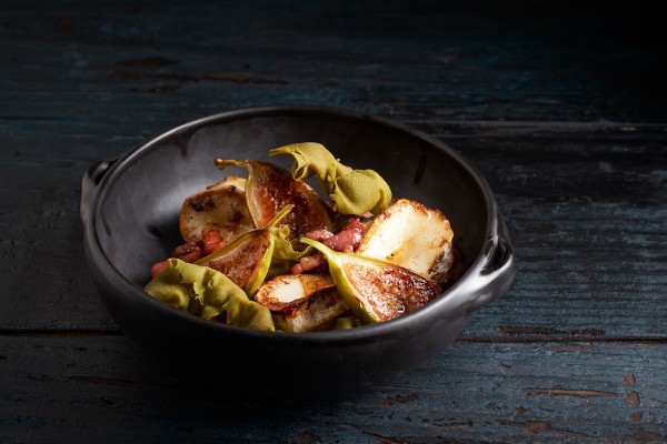 Salade Geitenkaas, afgewerkt met Crunchy Nut Pistachio
