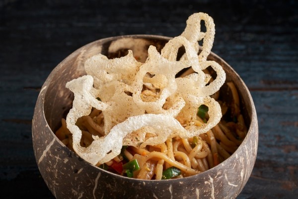 Oriental wok with Tasty-Bites Miso & Za'atar