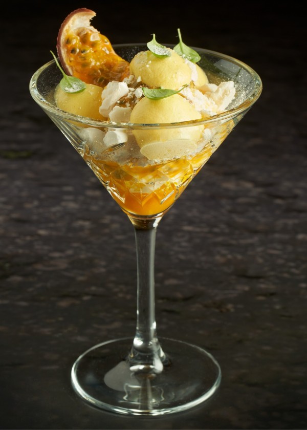 Dessert aux fruits de la passion