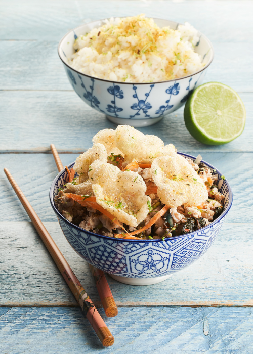 Laab Kai with Tasty-Bites Kafir & Thai