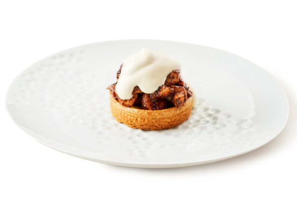 Appeltaart met Dessert-Espuma sabayon